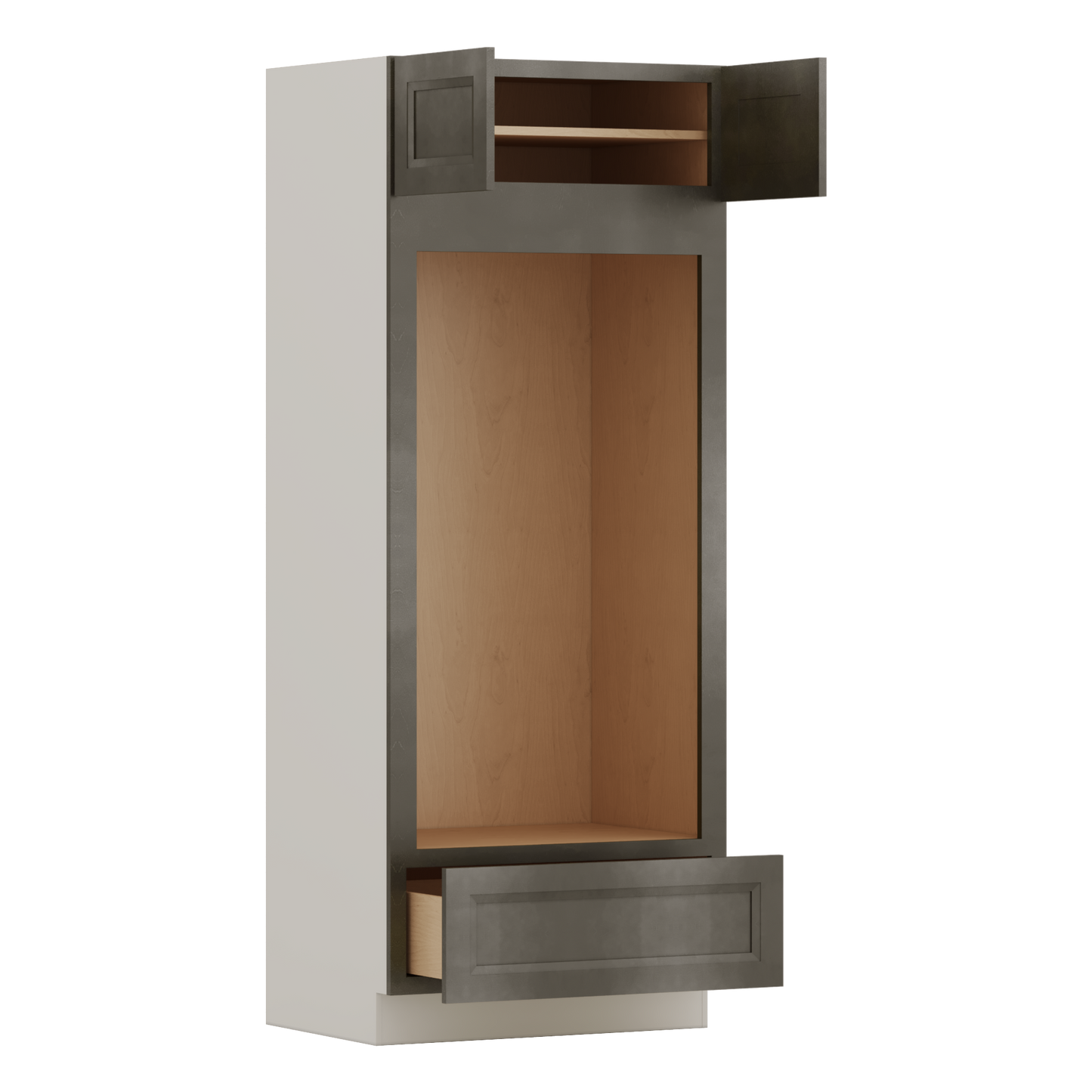 Wall Oven Huntington Cinder Double Shaker Cabinet 33" Wide