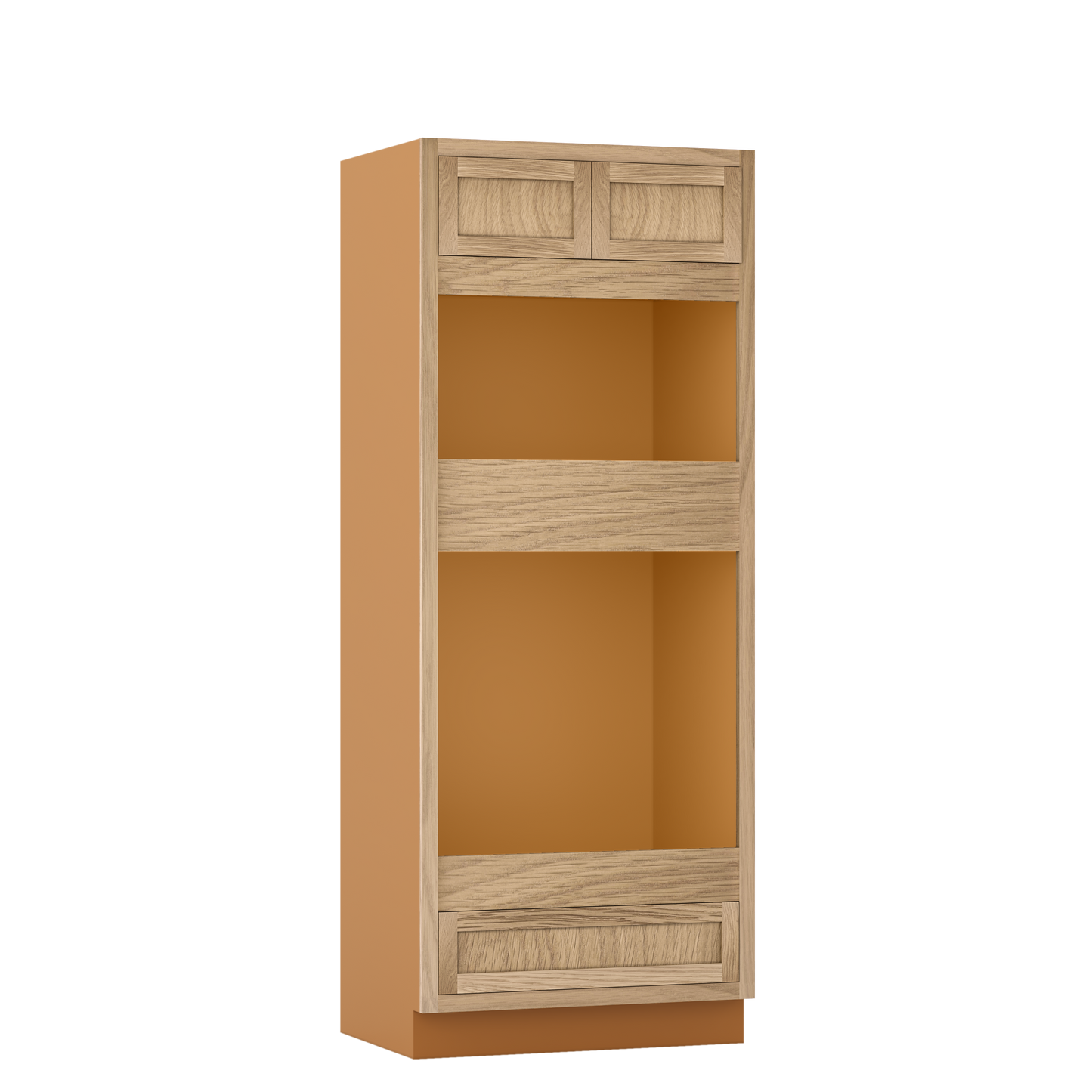 Wall Oven White Oak Inset Shaker Cabinet 31.5" & 33 Wide Wide