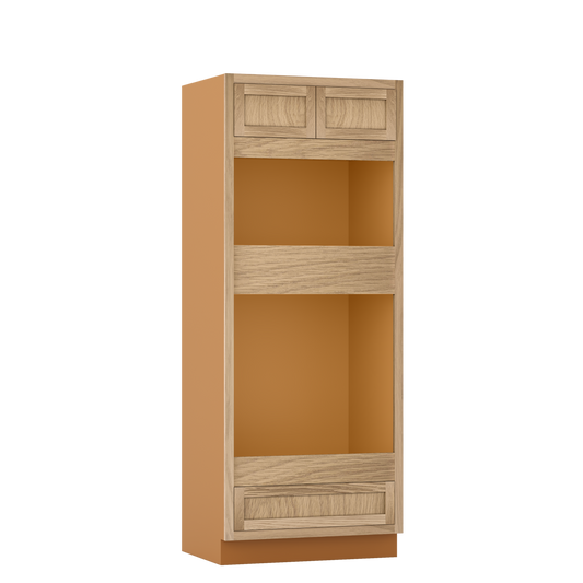 Wall Oven White Oak Inset Shaker Cabinet 31.5" & 33 Wide Wide