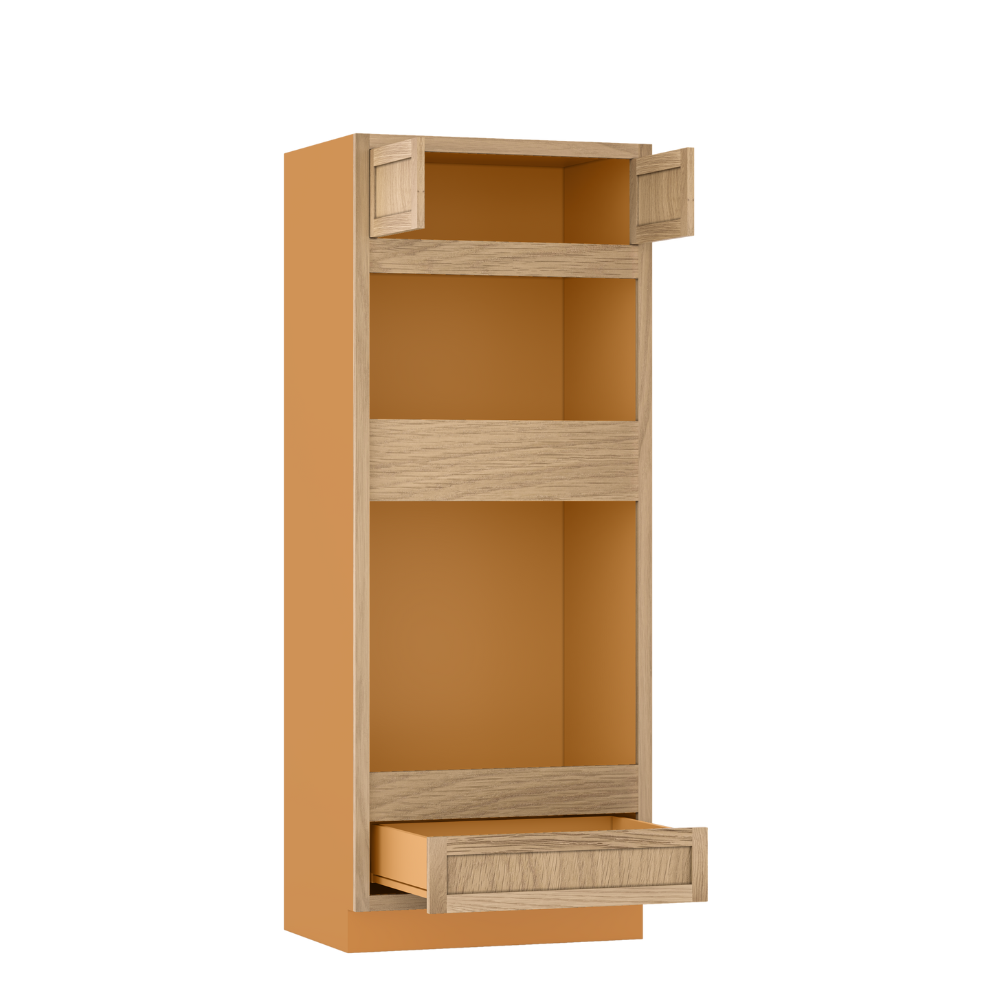 Wall Oven White Oak Inset Shaker Cabinet 31.5" & 33 Wide Wide