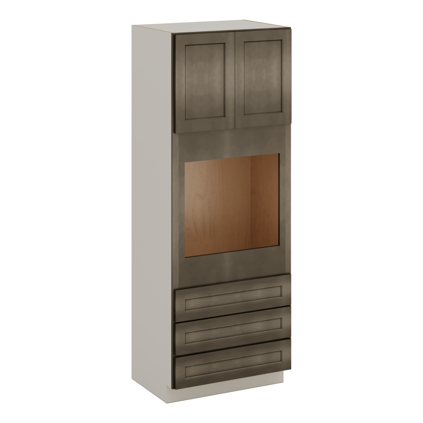 Wall Oven Huntington Cinder Double Shaker Cabinet 33" Wide