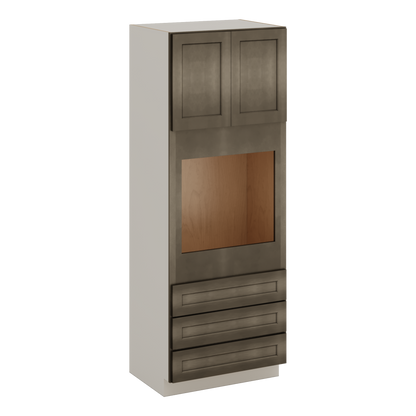 Wall Oven Huntington Cinder Double Shaker Cabinet 33" Wide
