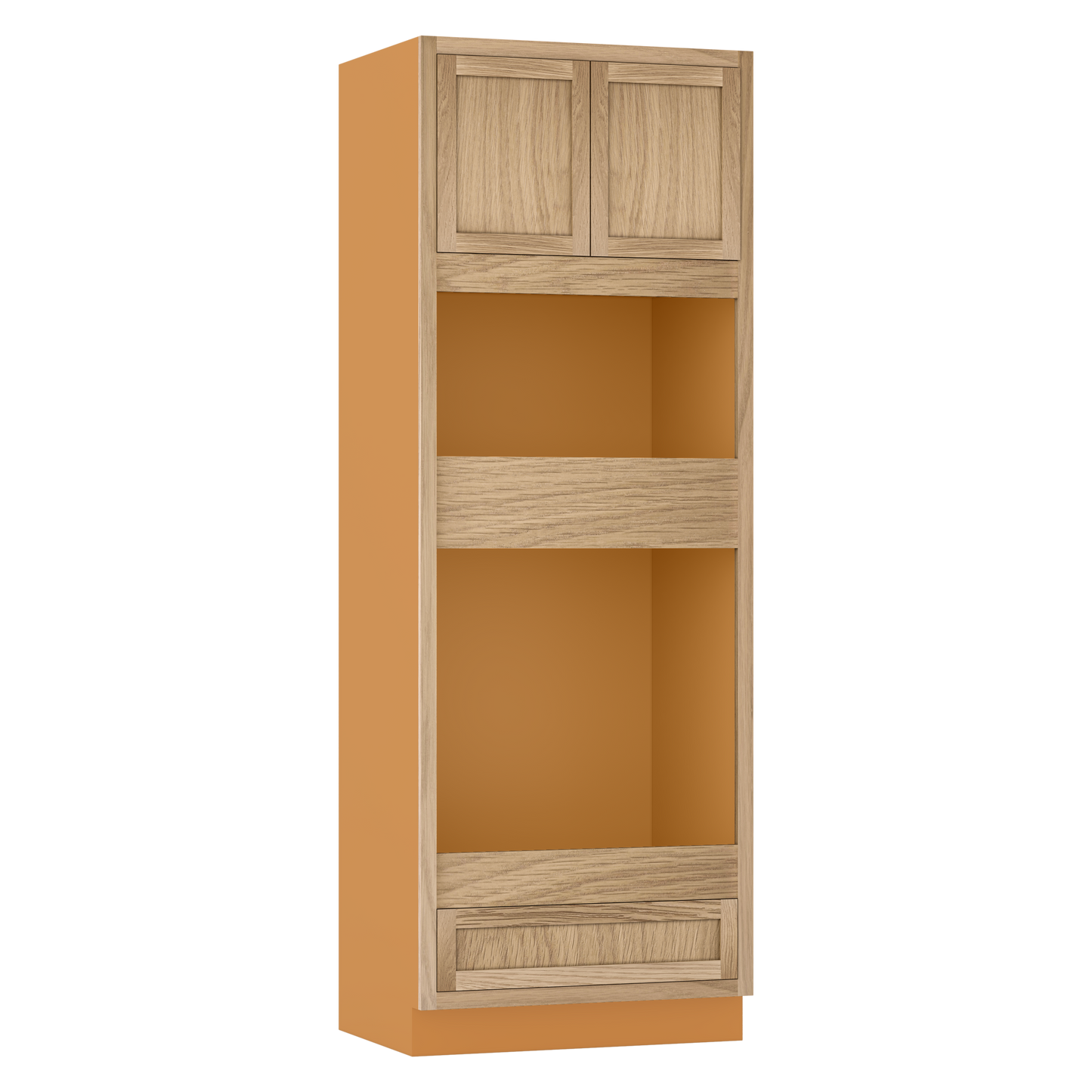 OC3393 Wall Oven Kitchen Cabinet Oak Inset