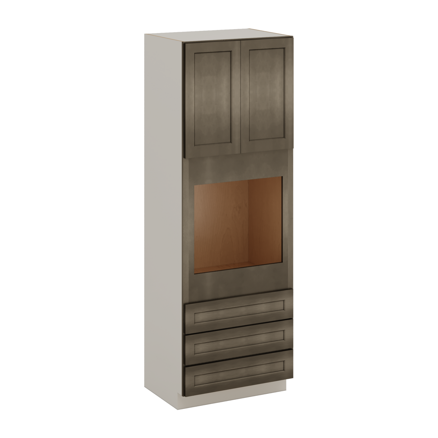Wall Oven Huntington Cinder Double Shaker Cabinet 33" Wide