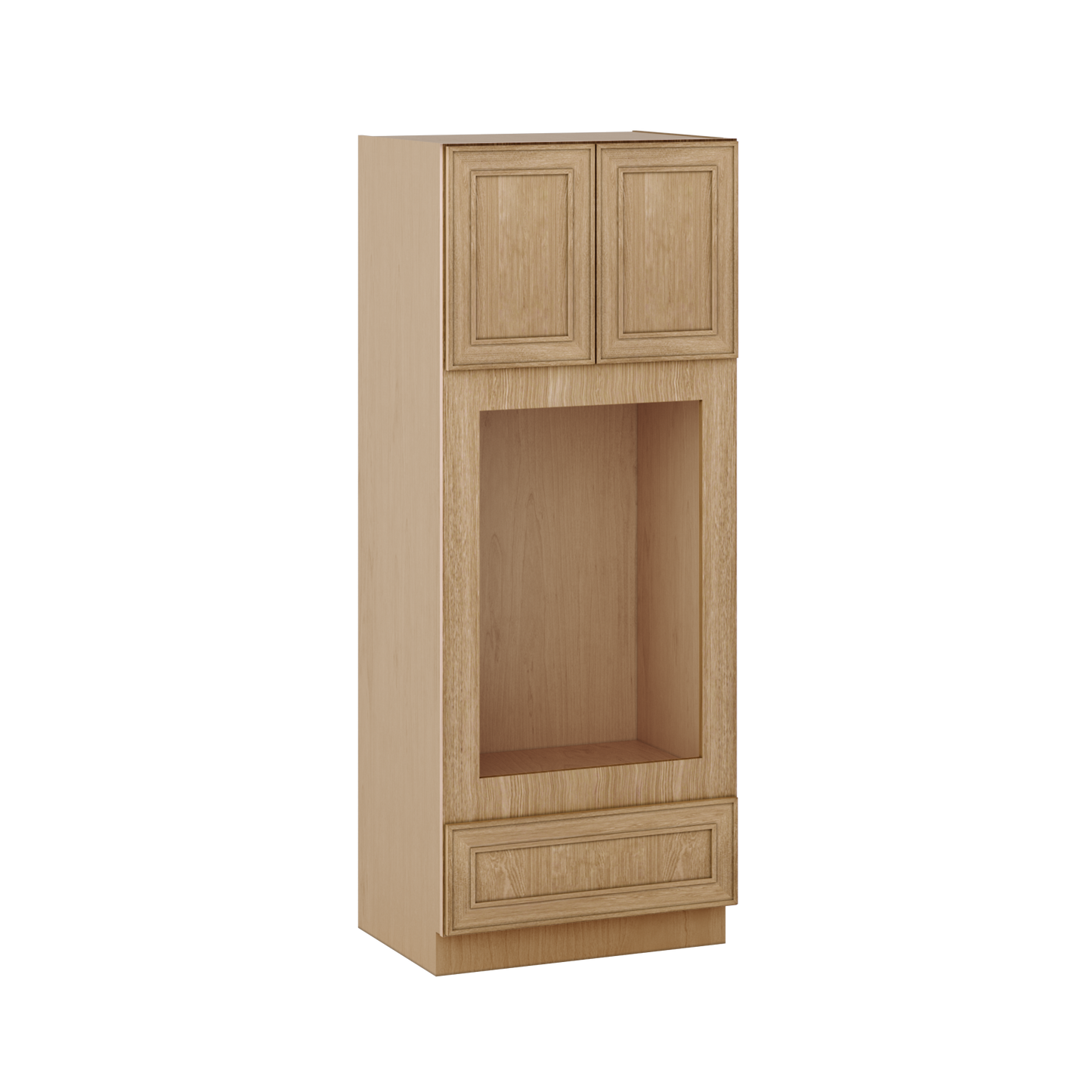 Wall Oven 30" & 33" Wide Elegant Oak Shaker 1-1/4" Overlay Cabinet