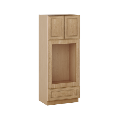 Wall Oven 30" & 33" Wide Elegant Oak Shaker 1-1/4" Overlay Cabinet
