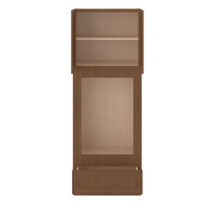 90" Tall Pantry 18", 24", 30" & 36" Wide Elegant Craftsman Mocha Shaker 1-1/4" Overlay Cabinet