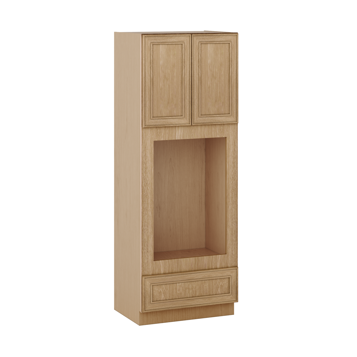 Wall Oven 30" & 33" Wide Elegant Oak Shaker 1-1/4" Overlay Cabinet