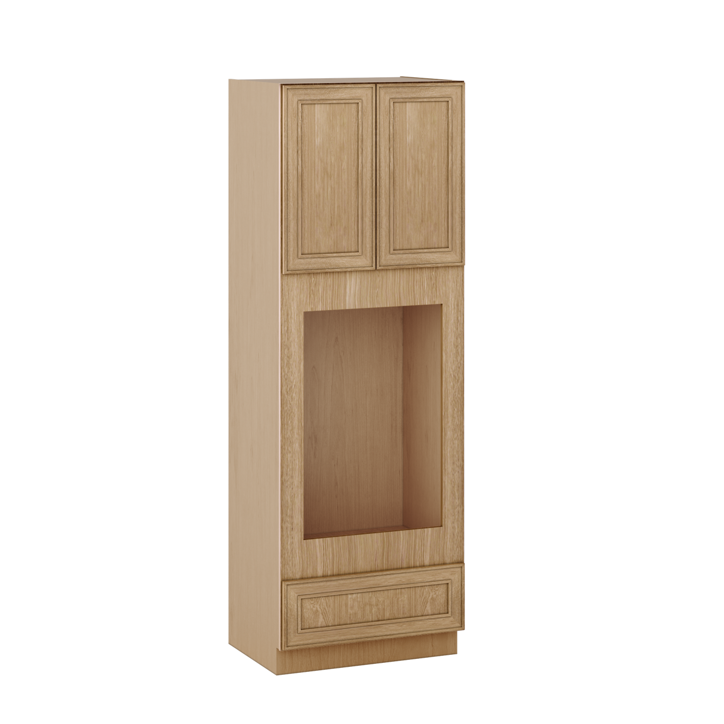 Wall Oven 30" & 33" Wide Elegant Oak Shaker 1-1/4" Overlay Cabinet