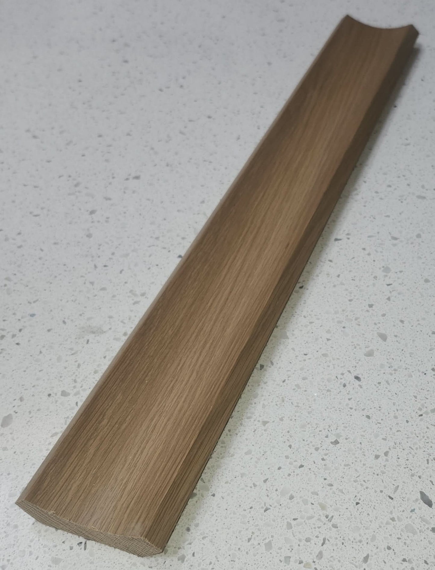 Natural white oak shaker crown molding RTA kitchen cabinet – dimension diagram
