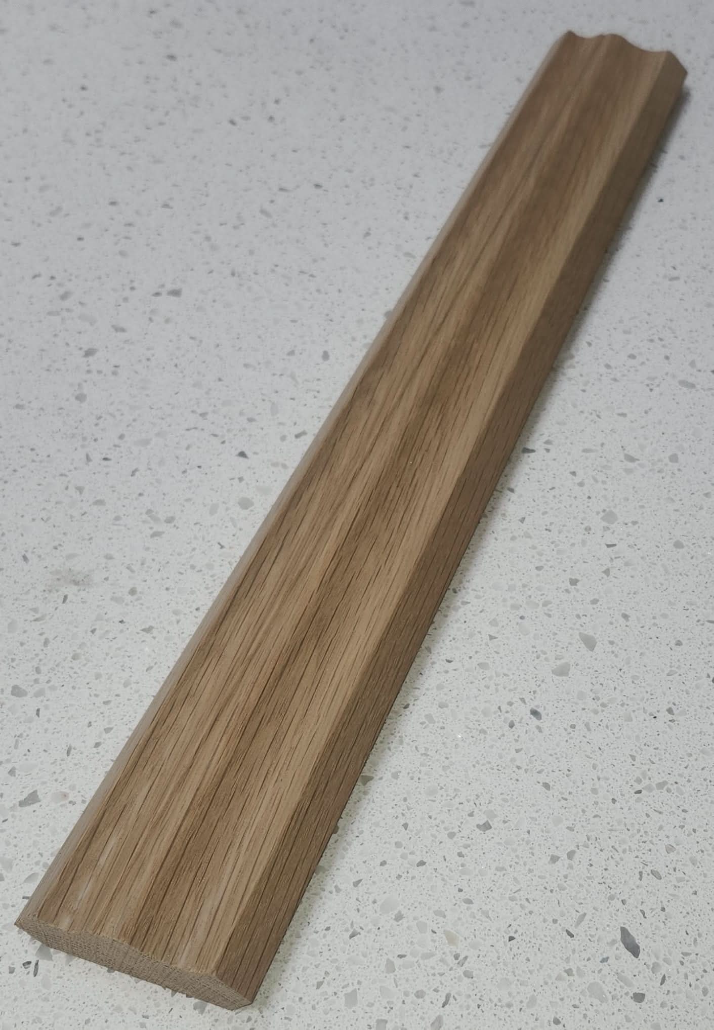 Natural white oak shaker crown molding RTA kitchen cabinet