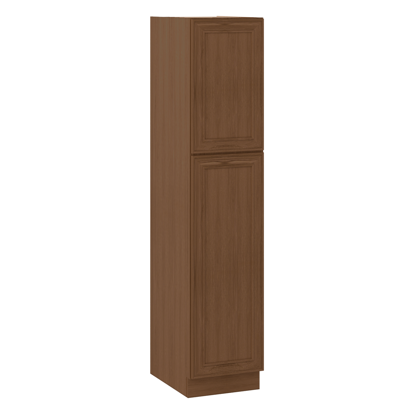 84" Tall Pantry 18", 24", 30" & 36" Wide Elegant Craftsman Mocha Shaker 1-1/4" Overlay Cabinet