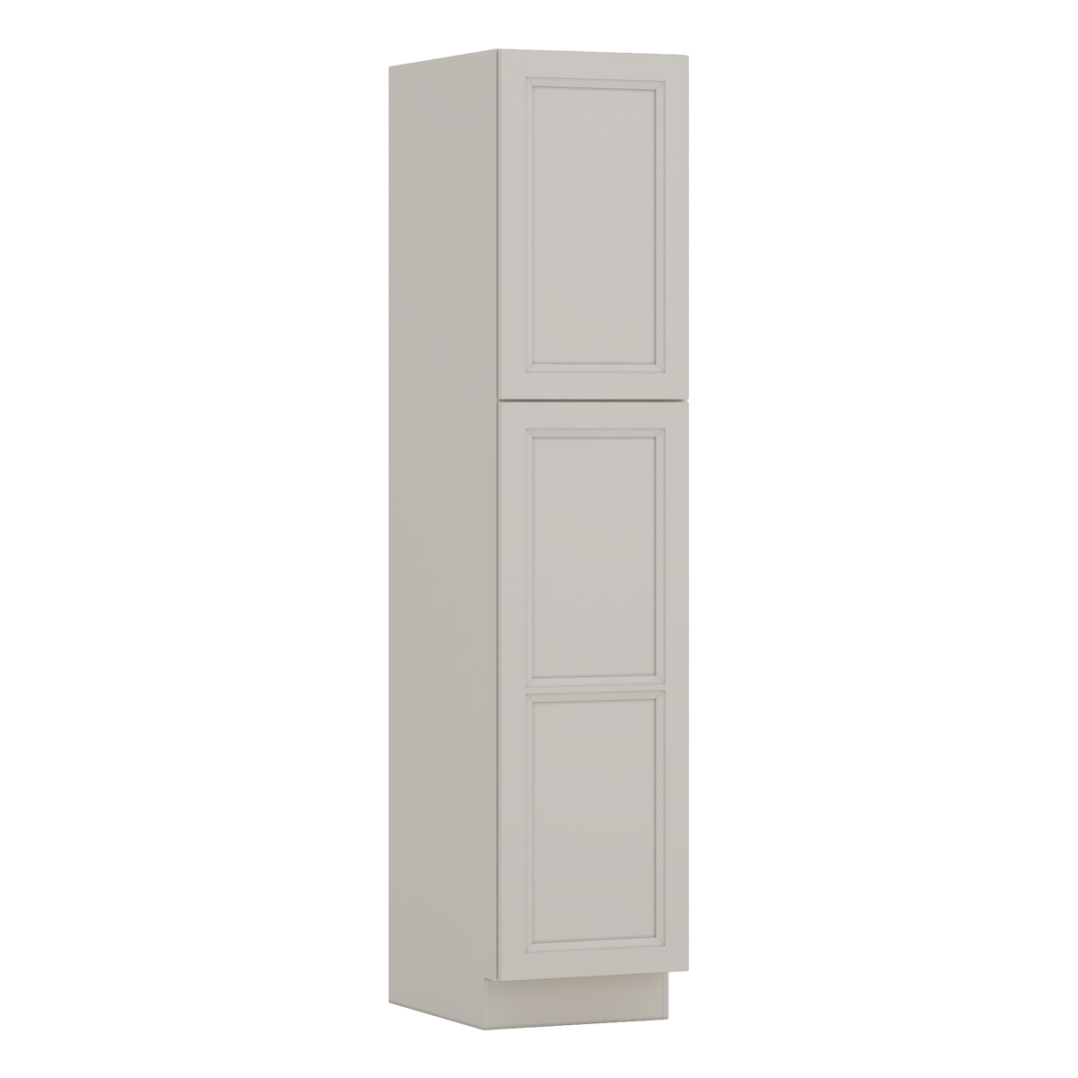 84" Tall Pantry 27LGDS Laguna Gray Double Shaker Cabinet Available 18", 24", 30"  & 36" Wide