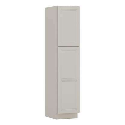 84" Tall Pantry 27LGDS Laguna Gray Double Shaker Cabinet Available 18", 24", 30"  & 36" Wide