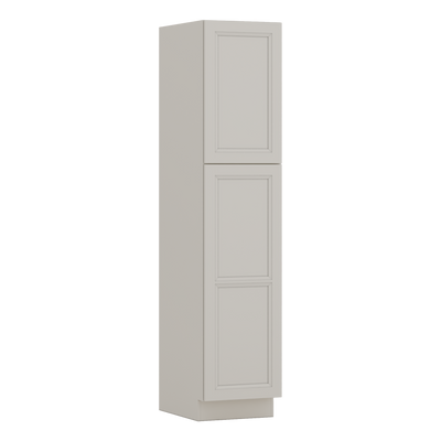 84" Tall Pantry 27LGDS Laguna Gray Double Shaker Cabinet Available 18", 24", 30"  & 36" Wide