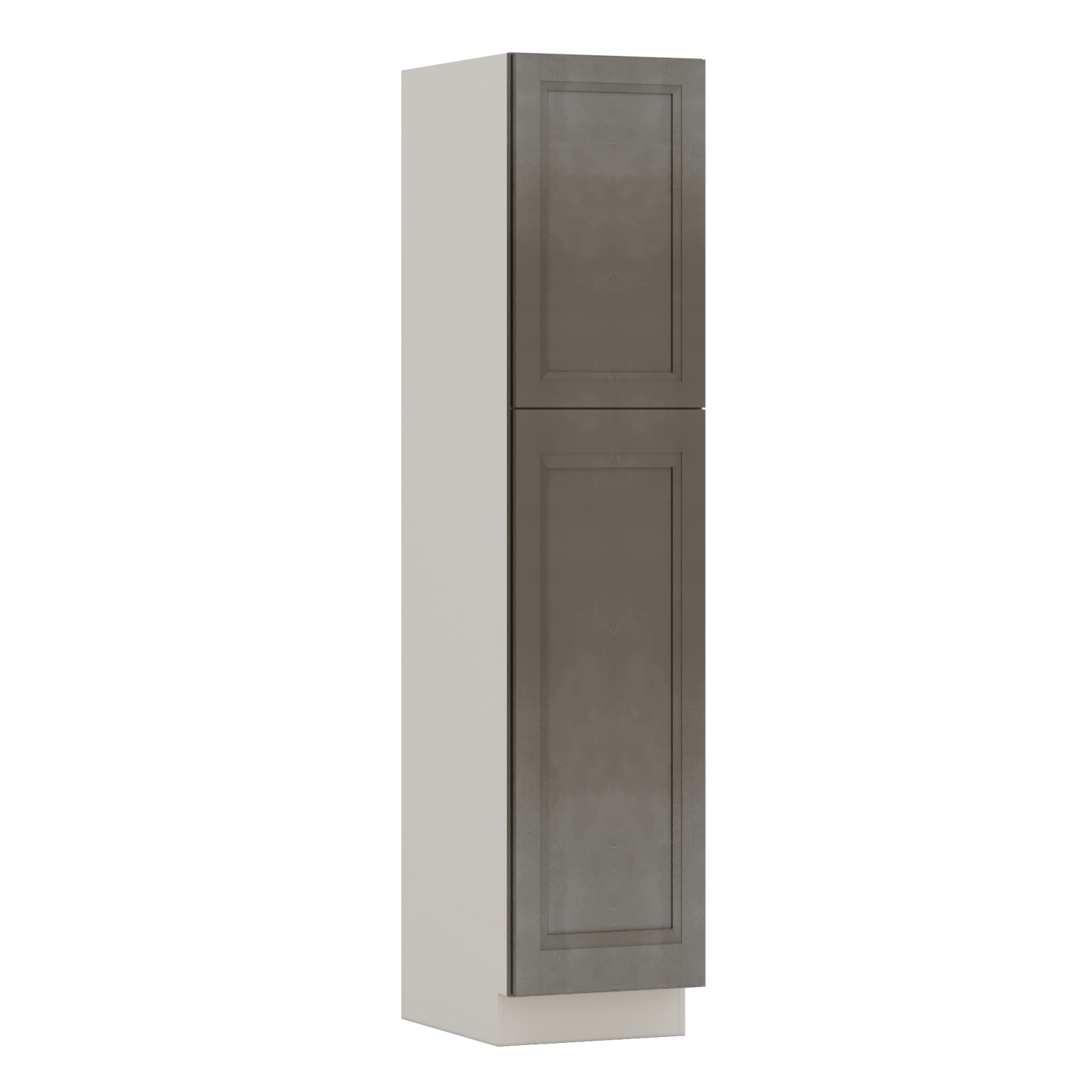 84" Tall Pantry Huntington Cinder Double Shaker Cabinet Available 18", 24", 30"  & 36" Wide