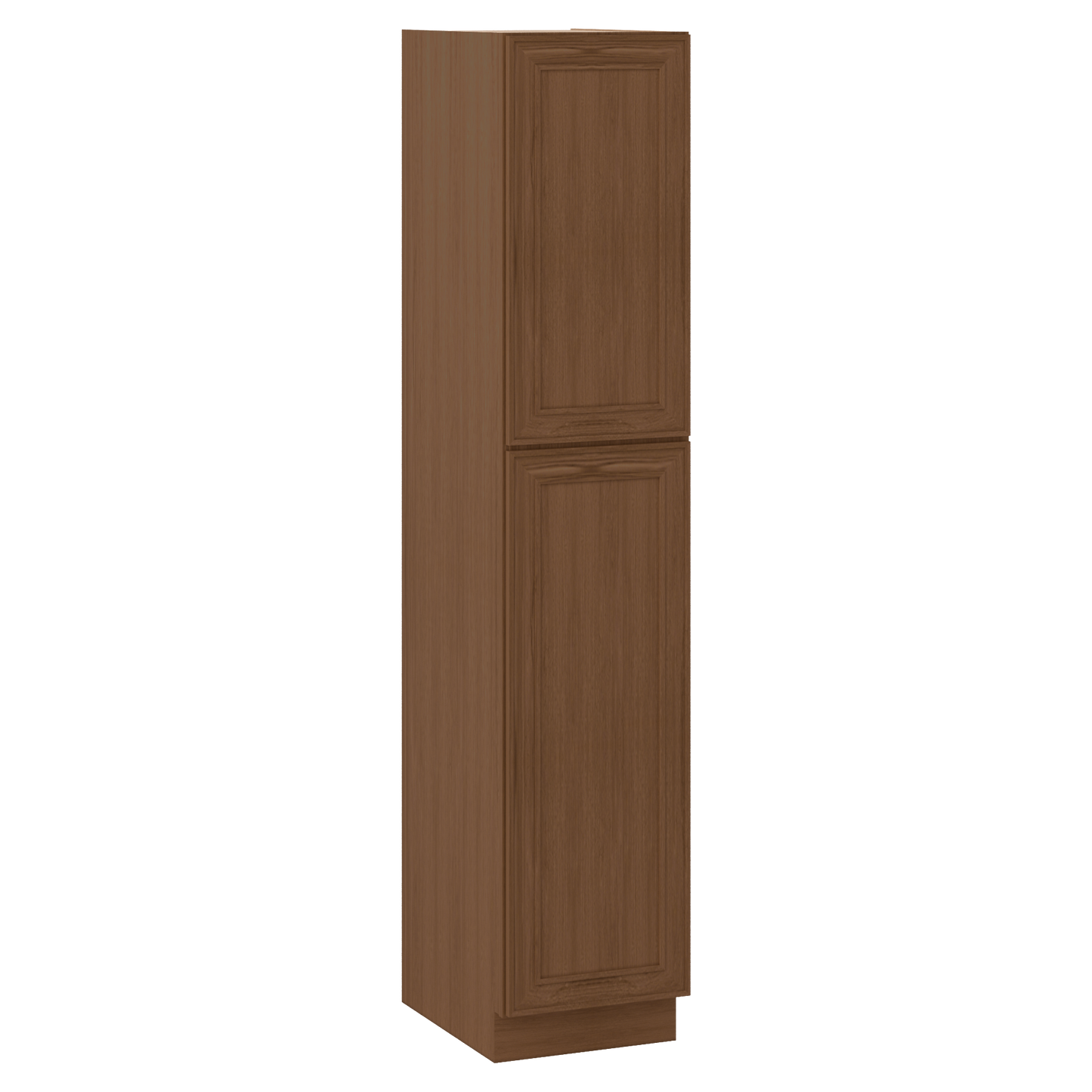 90" Tall Pantry 18", 24", 30" & 36" Wide Elegant Craftsman Mocha Shaker 1-1/4" Overlay Cabinet