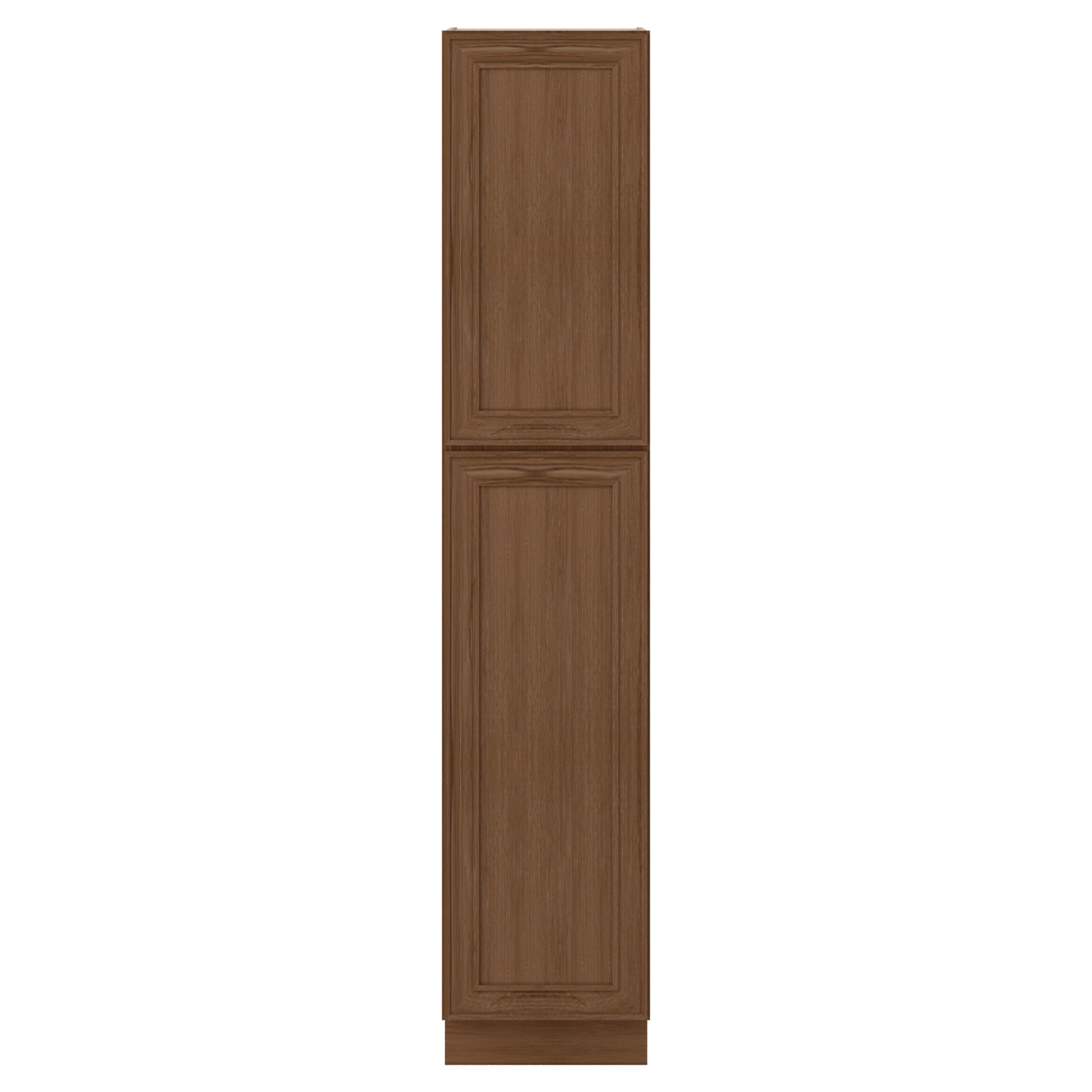 90" Tall Pantry 18", 24", 30" & 36" Wide Elegant Craftsman Mocha Shaker 1-1/4" Overlay Cabinet