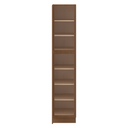 90" Tall Pantry 18", 24", 30" & 36" Wide Elegant Craftsman Mocha Shaker 1-1/4" Overlay Cabinet