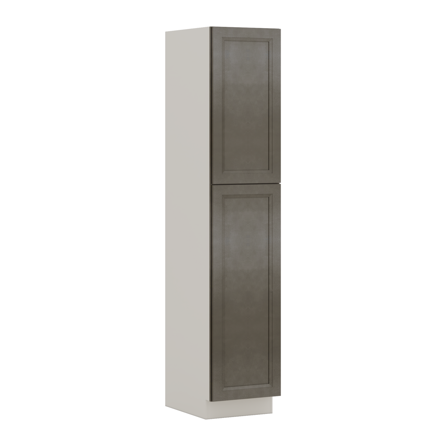 90" Tall Pantry Huntington Cinder Double Shaker Cabinet 18", 24" & 30" Wide