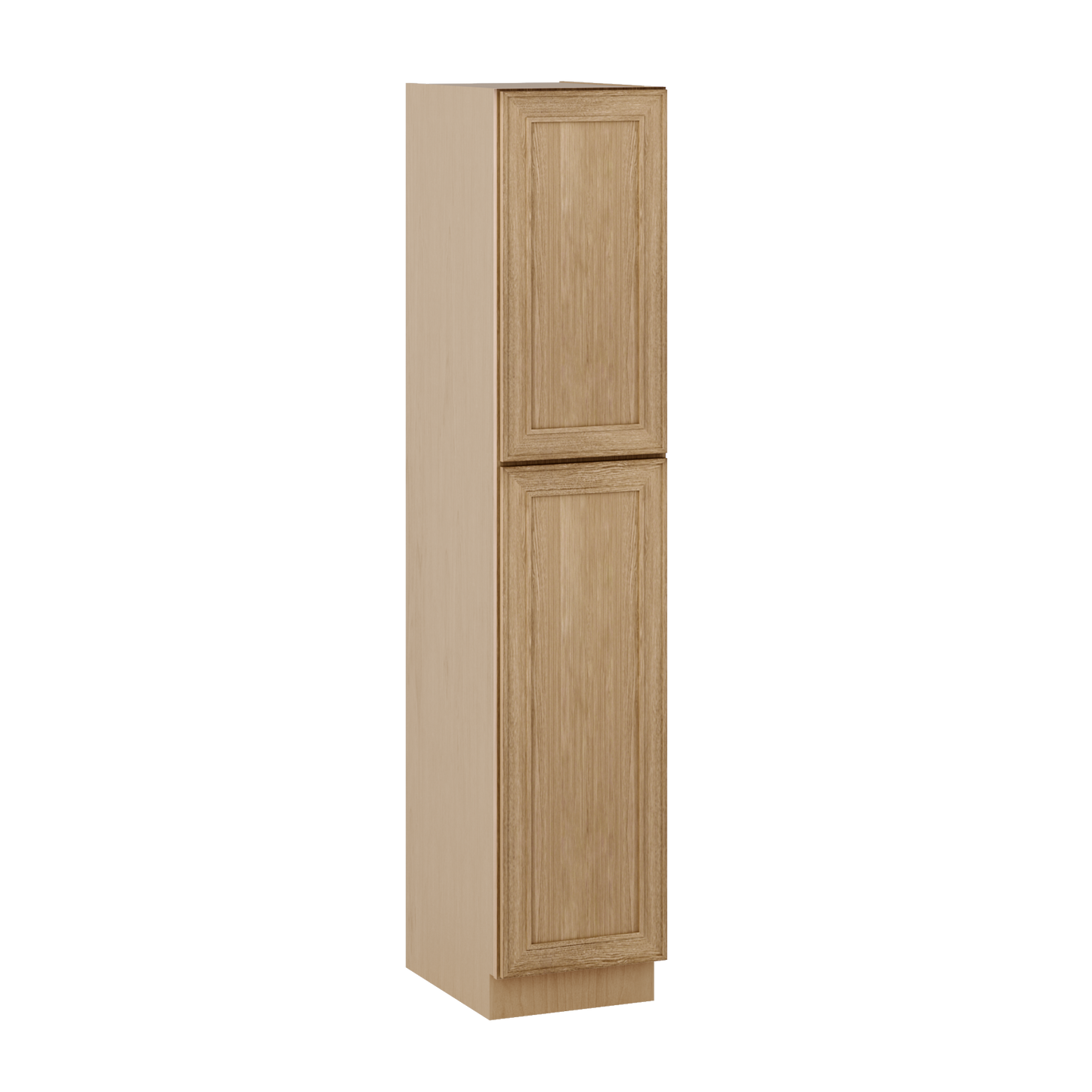 90" Tall Pantry 18", 24", 30" & 36" Wide Elegant Oak Craftsman Shaker 1-1/4" Overlay Cabinet