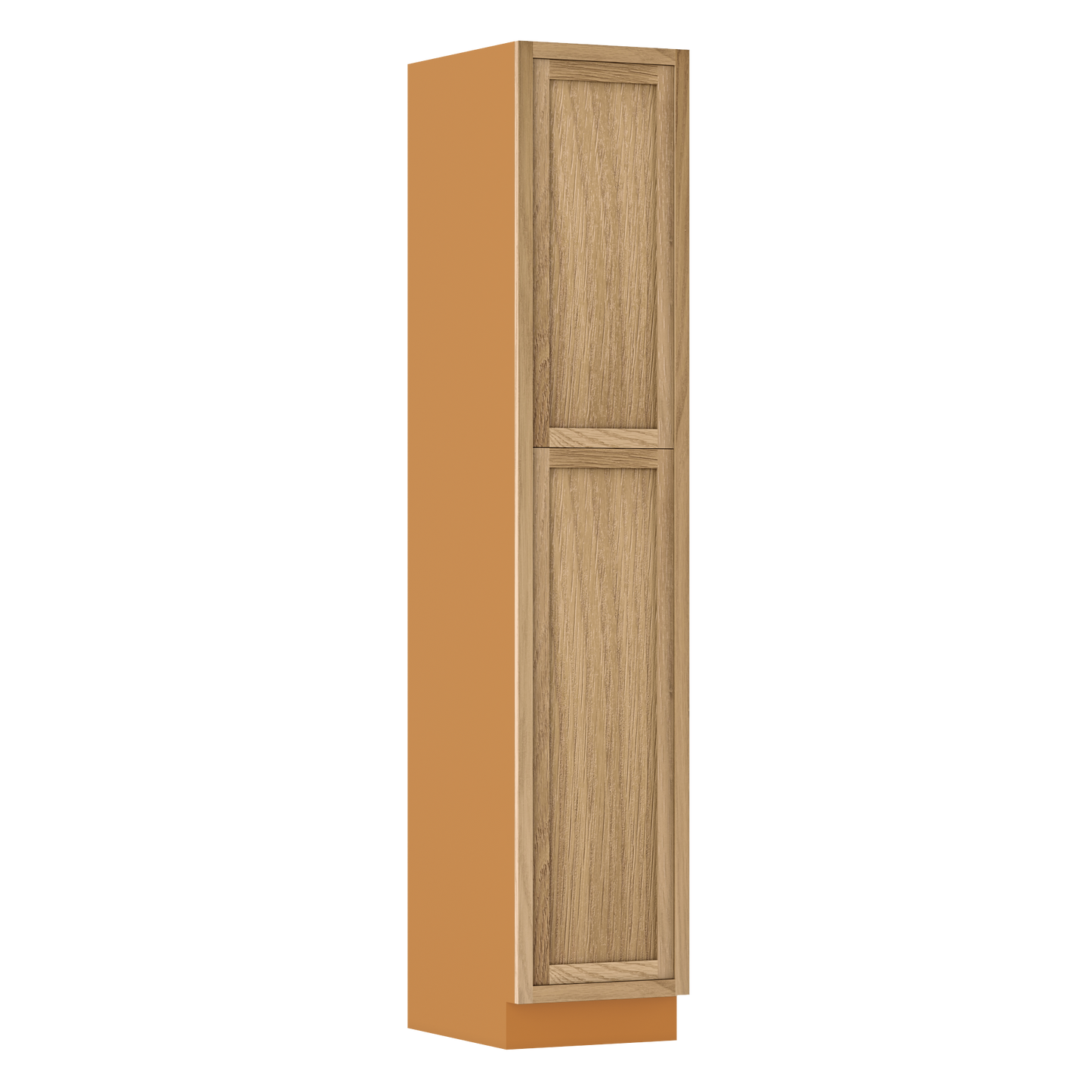 Pantry White Oak Inset Shaker Cabinet 84" Tall 18", 21", 24", 27", 30", 33" & 36" Wide