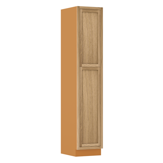 Pantry White Oak Inset Shaker Cabinet 93" Tall 18", 21", 24", 27", 30", 33" & 36" Wide