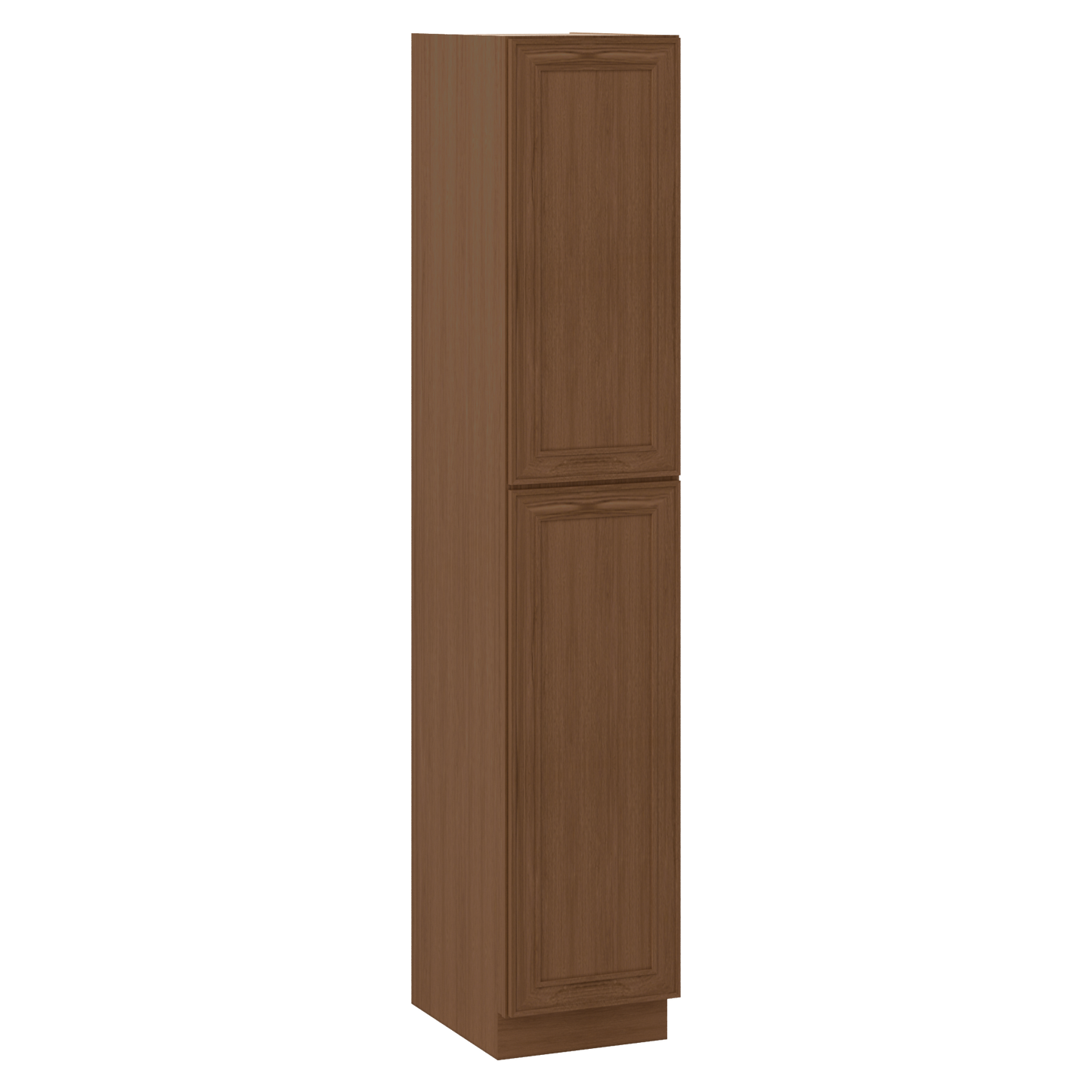 96" Tall Pantry Elegant Craftsman Mocha Shaker 1-1/4" Overlay Cabinet 18", 24" & 30" Wide