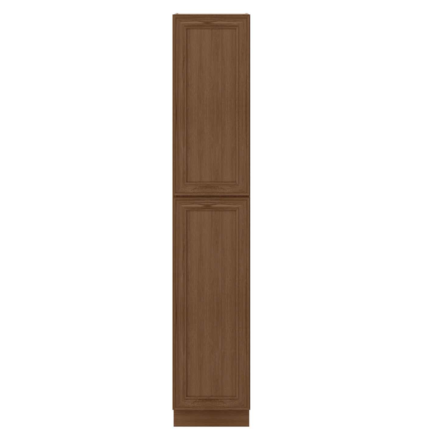 96" Tall Pantry Elegant Craftsman Mocha Shaker 1-1/4" Overlay Cabinet 18", 24" & 30" Wide