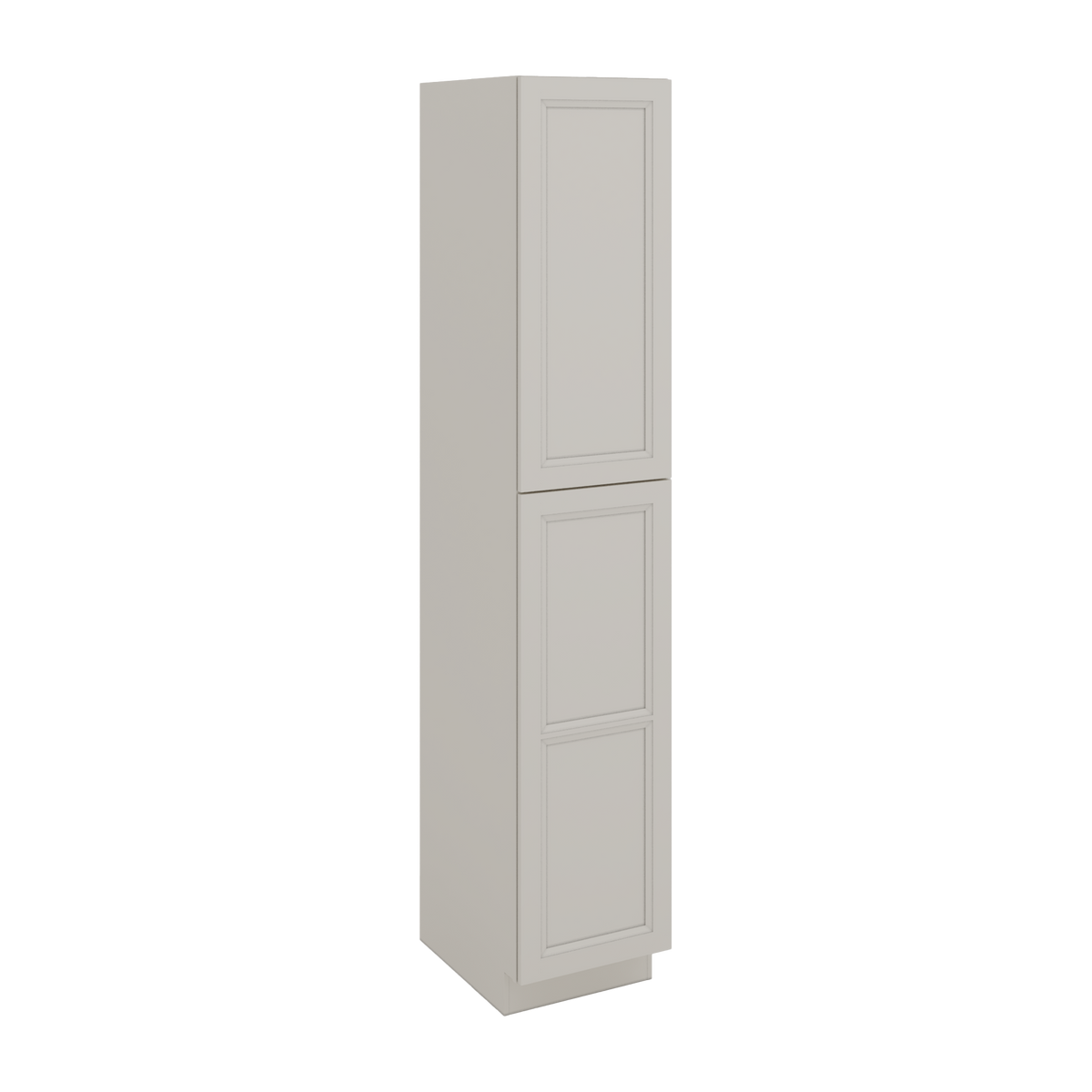 96" Tall Pantry 27LGDS Laguna Gray Double Shaker Cabinet 18", 24" & 30" Wide