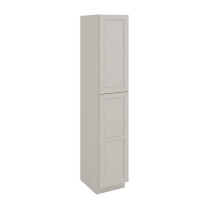 96" Tall Pantry 27LGDS Laguna Gray Double Shaker Cabinet 18", 24" & 30" Wide
