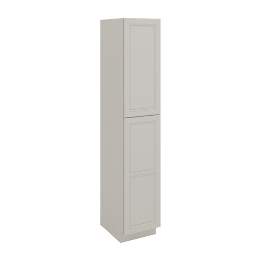 96" Tall Pantry 27LGDS Laguna Gray Double Shaker Cabinet 18", 24" & 30" Wide