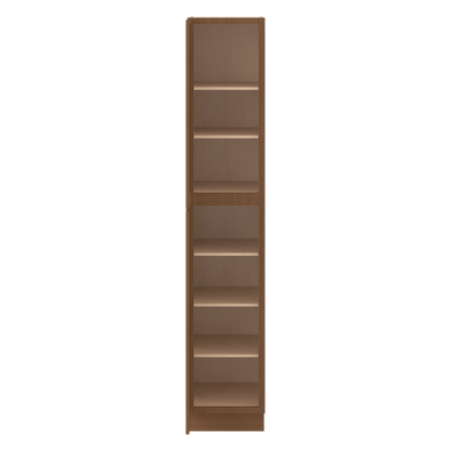96" Tall Pantry Elegant Craftsman Mocha Shaker 1-1/4" Overlay Cabinet 18", 24" & 30" Wide