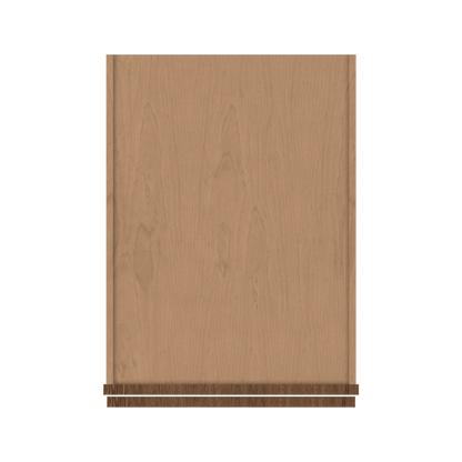 96" Tall Pantry Elegant Craftsman Mocha Shaker 1-1/4" Overlay Cabinet 18", 24" & 30" Wide