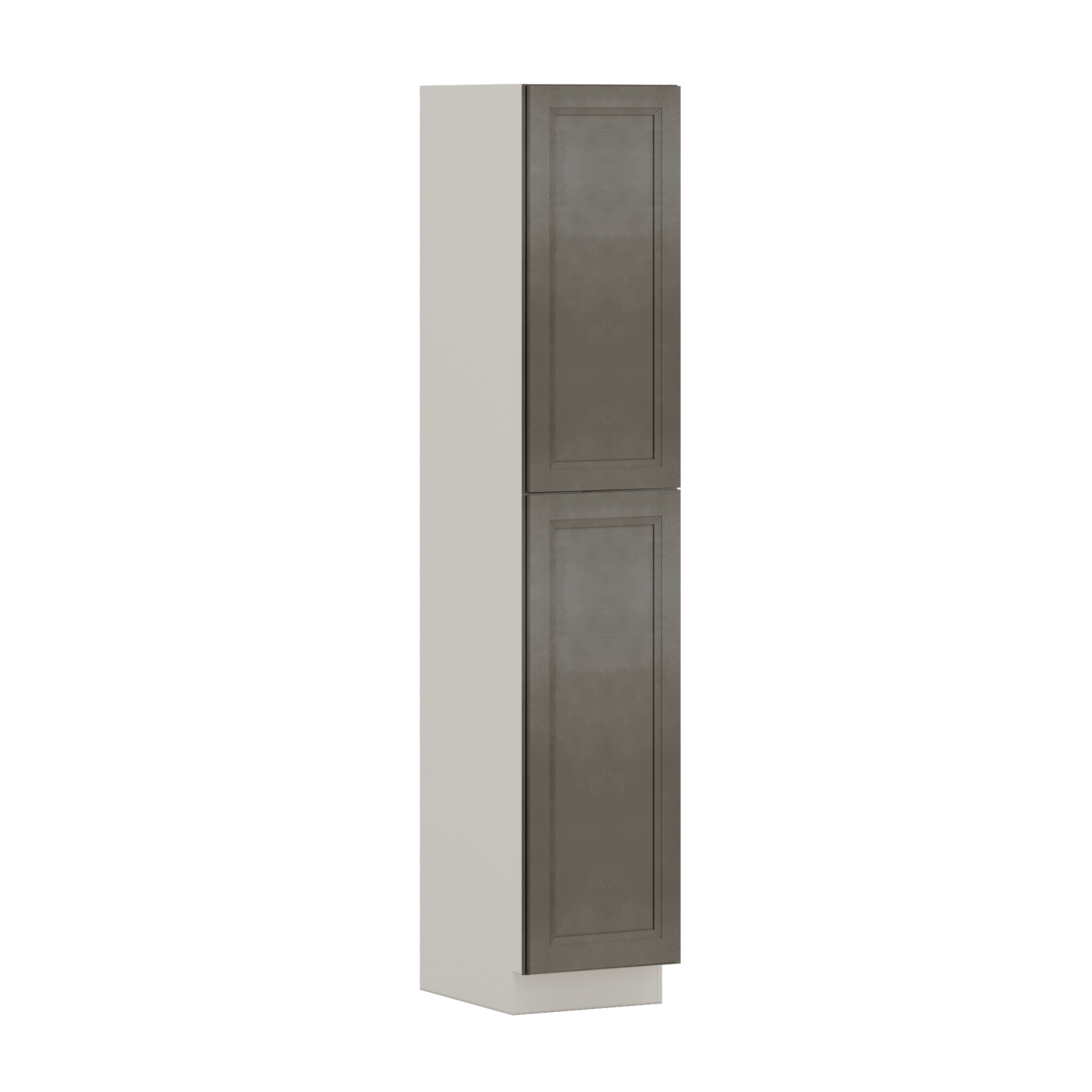 96" Tall Pantry Huntington Cinder Double Shaker Cabinet 18", 24" & 30" Wide