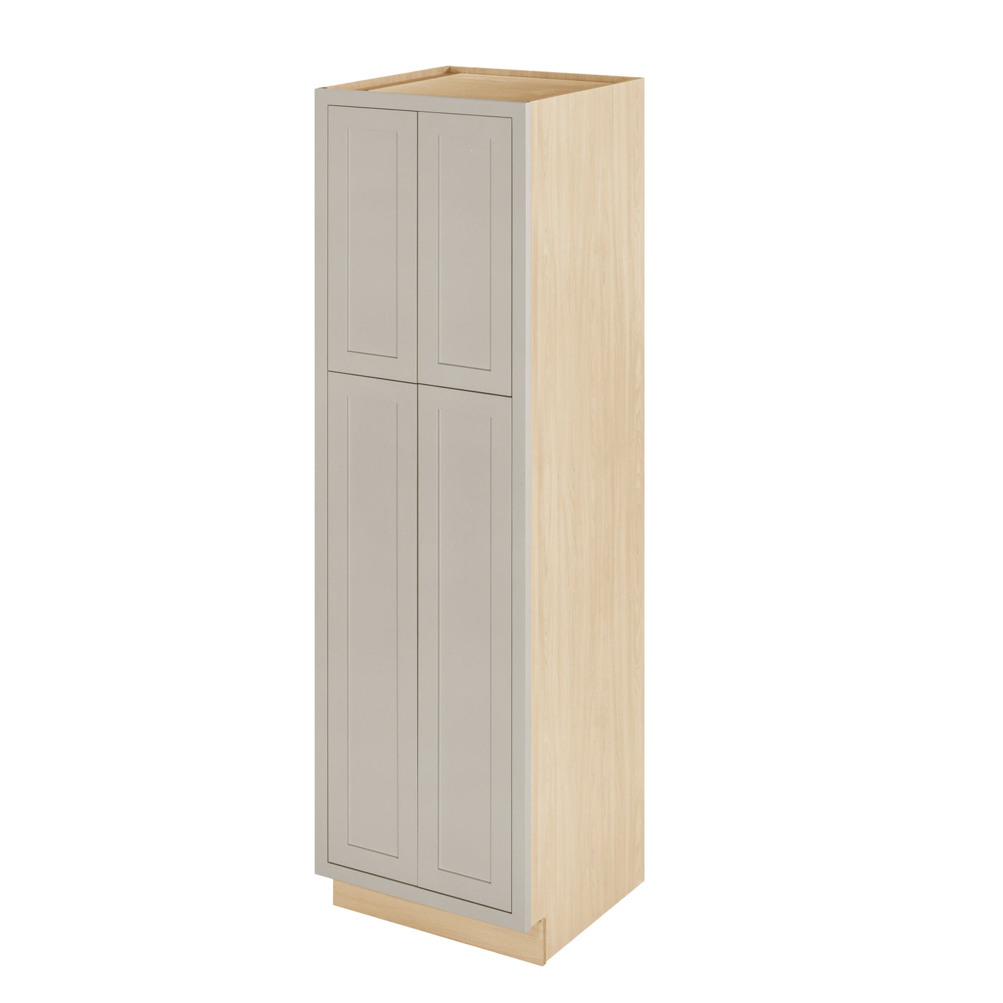 Pantry Tuscan Gray Inset Shaker Cabinet 84" Tall 24", 30" & 36" Wide