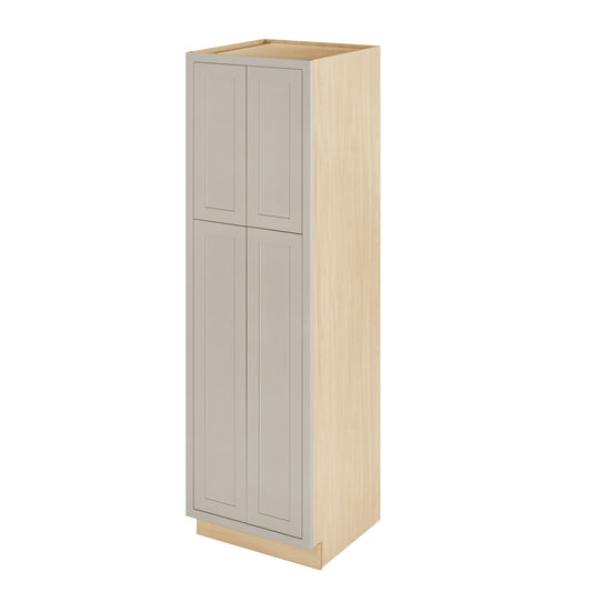 Pantry Tuscan Gray Inset Shaker Cabinet 84" Tall 24", 30" & 36" Wide