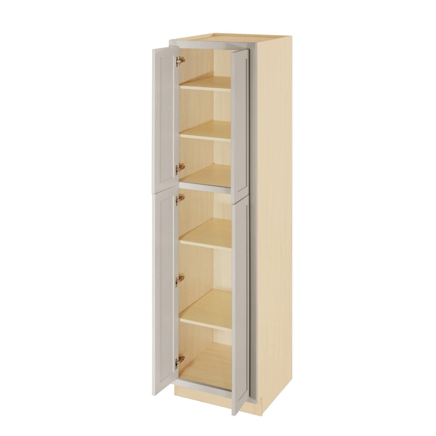 Pantry Tuscan Gray Inset Shaker Cabinet 93" Tall 24", 30" & 36" Wide