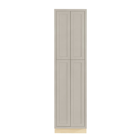 Pantry Tuscan Gray Inset Shaker Cabinet 93" Tall 24", 30" & 36" Wide