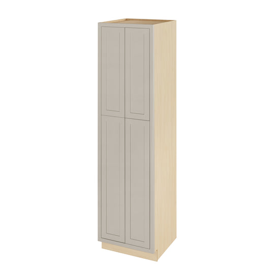 Pantry Tuscan Gray Inset Shaker Cabinet 93" Tall 24", 30" & 36" Wide