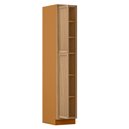 Pantry White Oak Inset Shaker Cabinet 93" Tall 18", 21", 24", 27", 30", 33" & 36" Wide