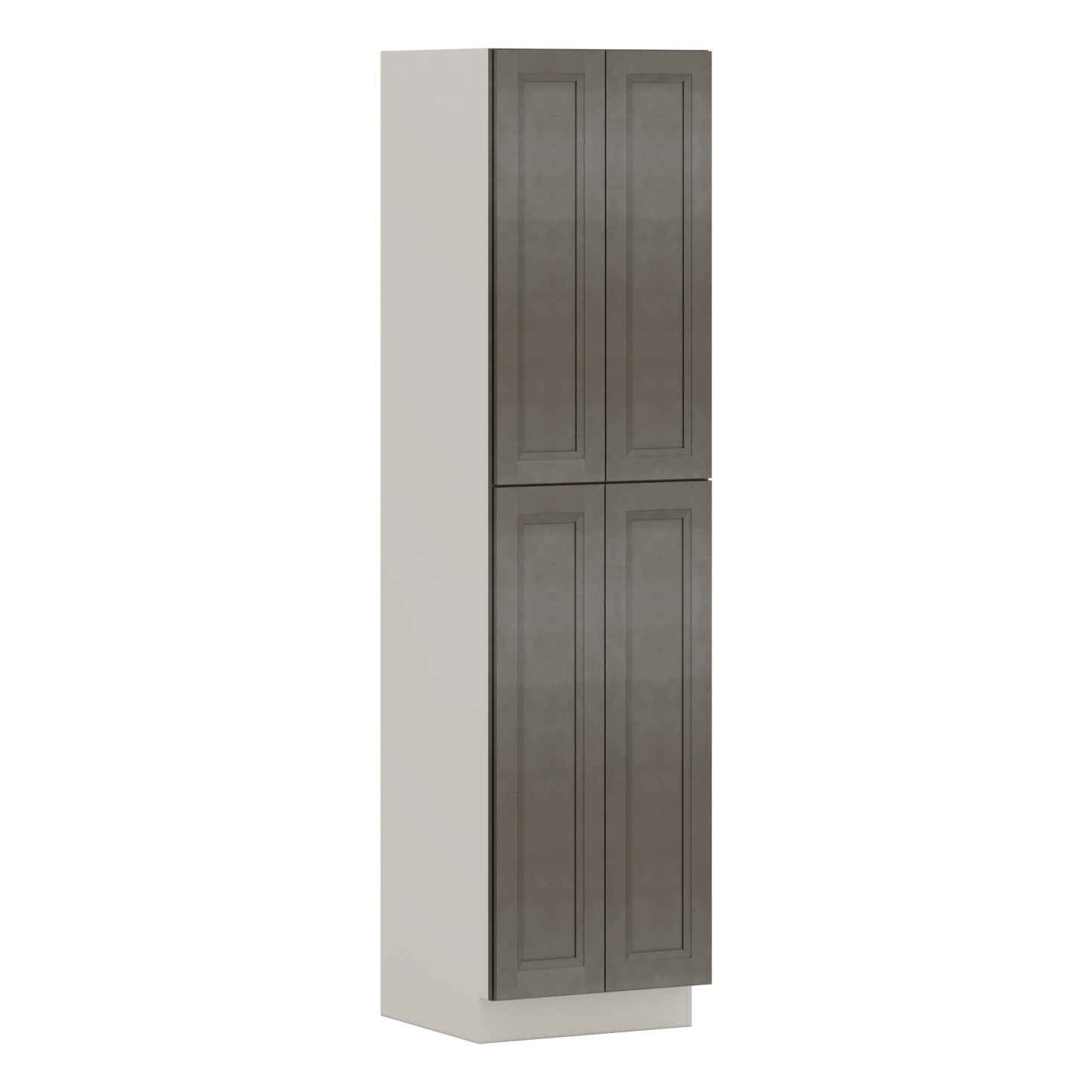 96" Tall Pantry Huntington Cinder Double Shaker Cabinet 18", 24" & 30" Wide