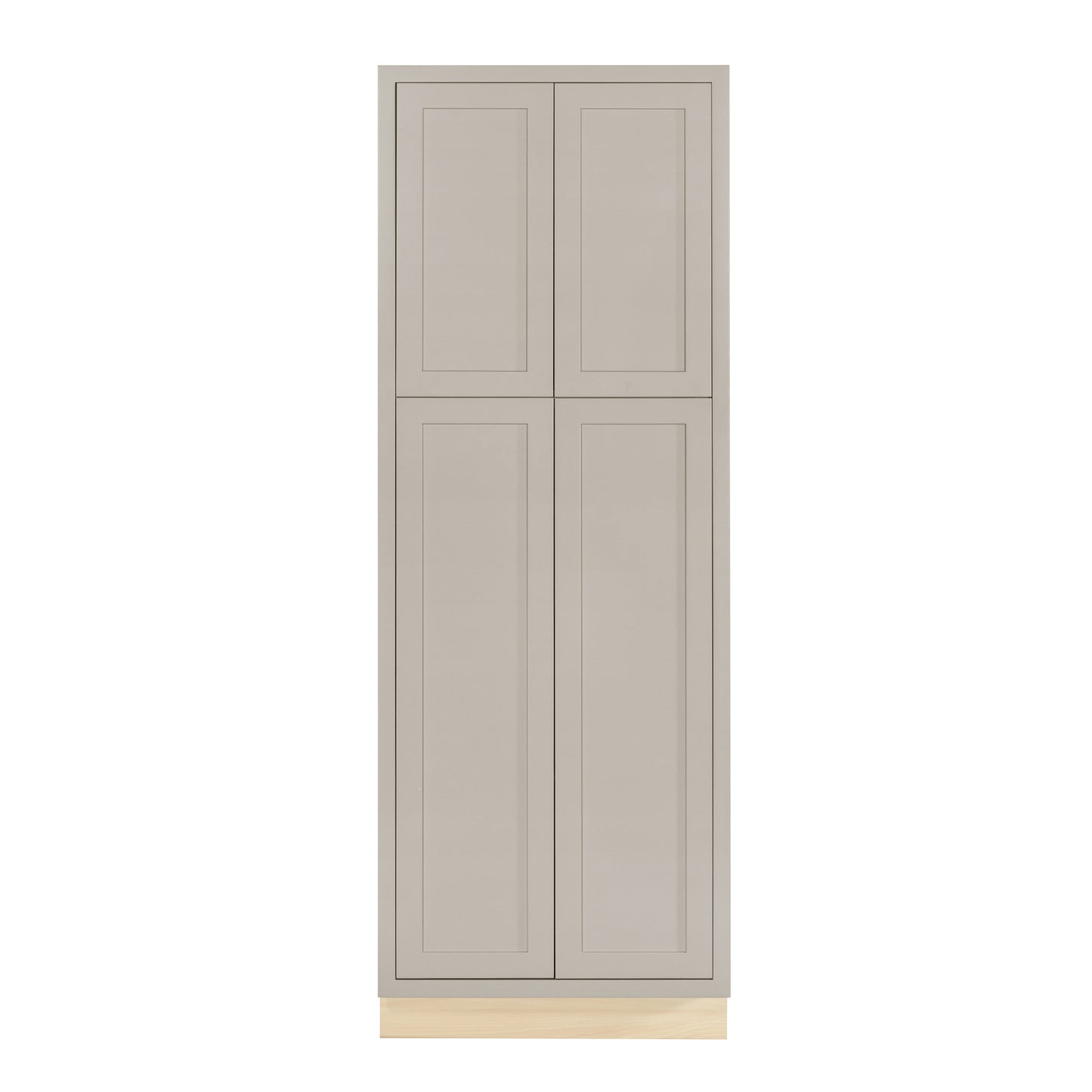 Pantry Tuscan Gray Inset Shaker Cabinet 84" Tall 24", 30" & 36" Wide