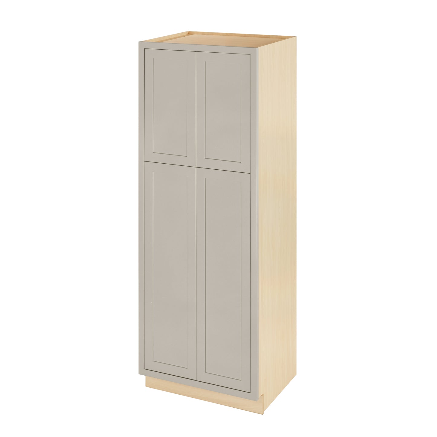 Pantry Tuscan Gray Inset Shaker Cabinet 84" Tall 24", 30" & 36" Wide