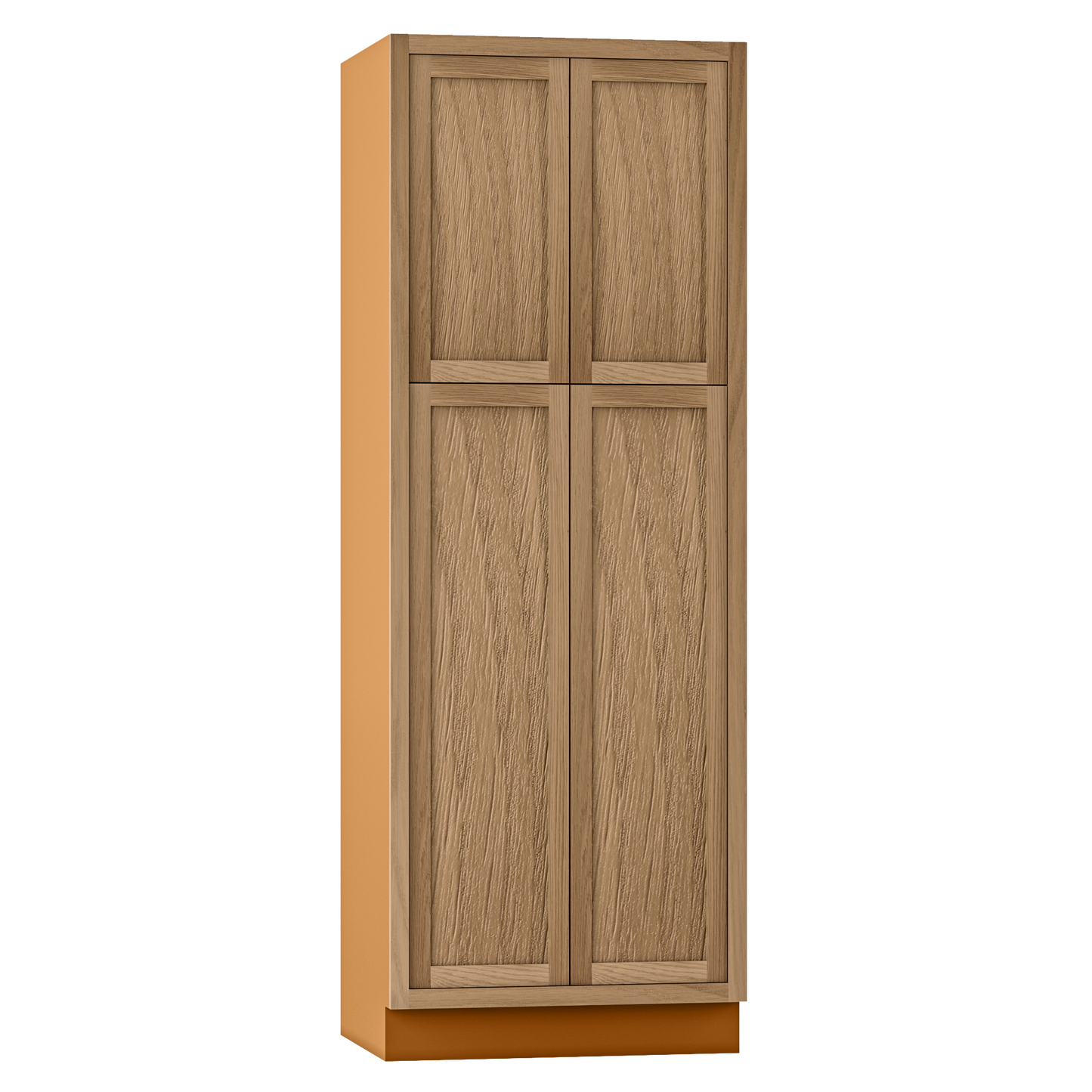 PC3084 Custom Oak Inset Kitchen Pantry Cabinets