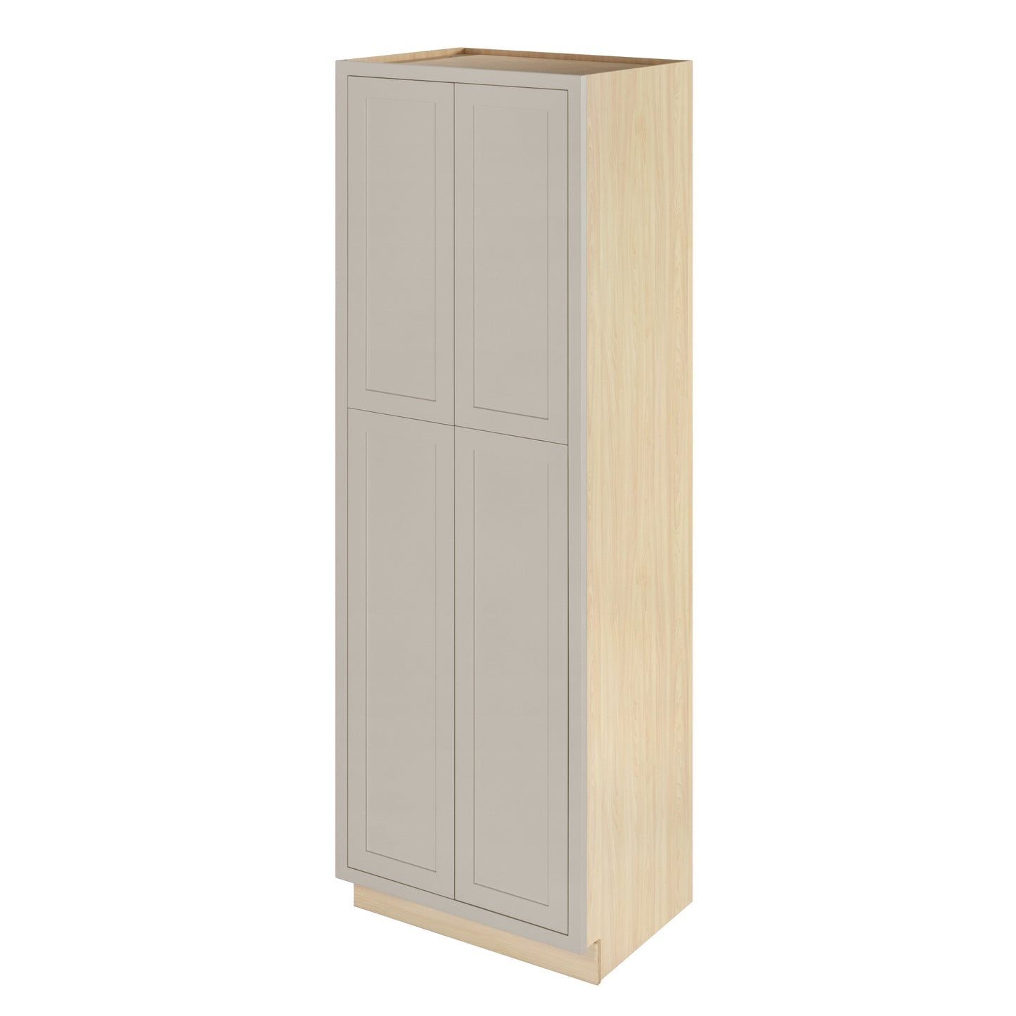 Pantry Tuscan Gray Inset Shaker Cabinet 93" Tall 24", 30" & 36" Wide