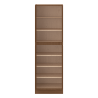 96" Tall Pantry Elegant Craftsman Mocha Shaker 1-1/4" Overlay Cabinet 18", 24" & 30" Wide
