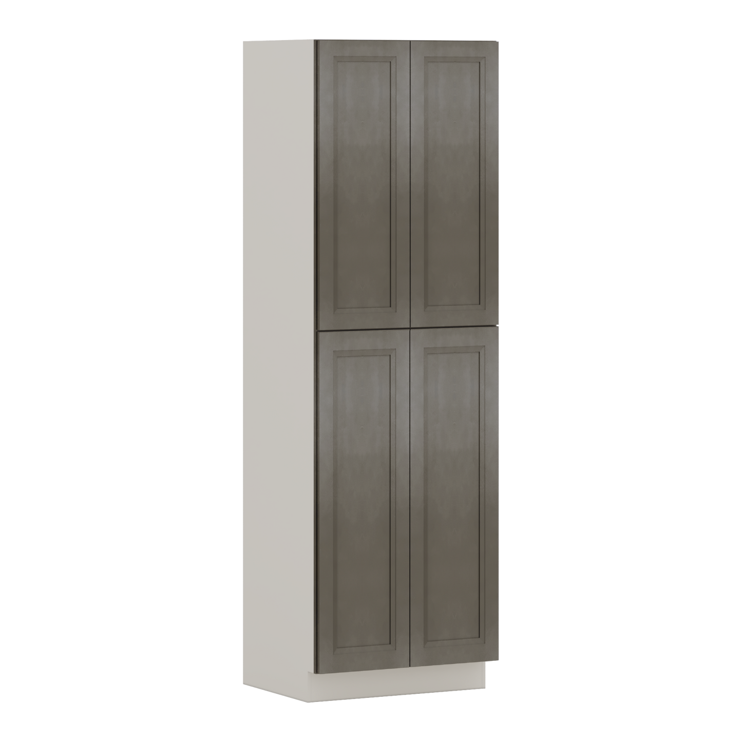 96" Tall Pantry Huntington Cinder Double Shaker Cabinet 18", 24" & 30" Wide