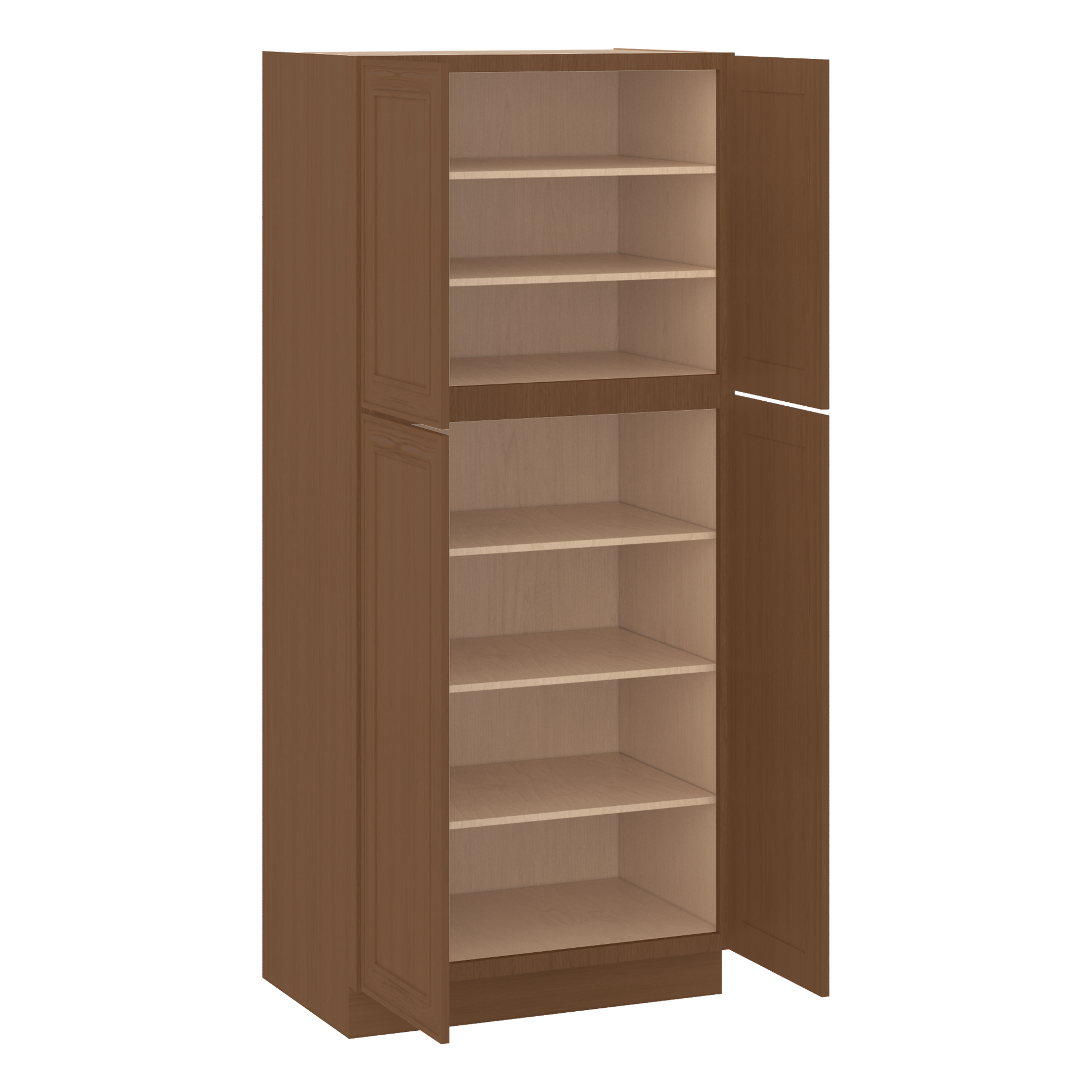 Ivory elegant craftsman shaker pantry cabinet 18"–84" rta kitchen cabinet – view 15