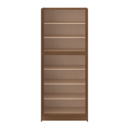 90" Tall Pantry 18", 24", 30" & 36" Wide Elegant Craftsman Mocha Shaker 1-1/4" Overlay Cabinet